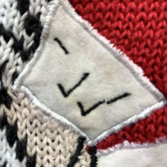 Vintage Saks Fifth Avenue Santa Golf Christmas Sweater Mountains Men's XL - Picture 7 of 9